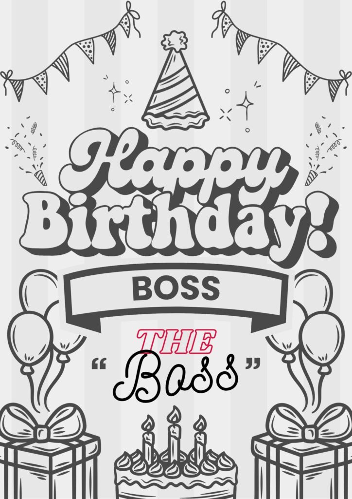 Happy Birthday to a dear boss.