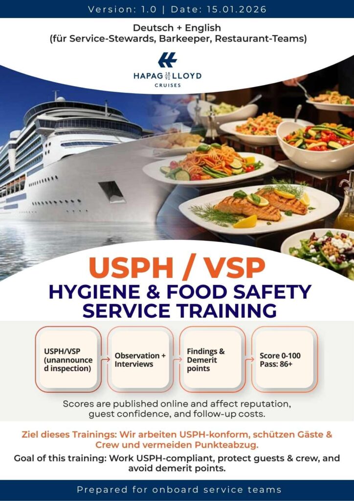 USPH / VSP Hygiene & Food Safety Service Training