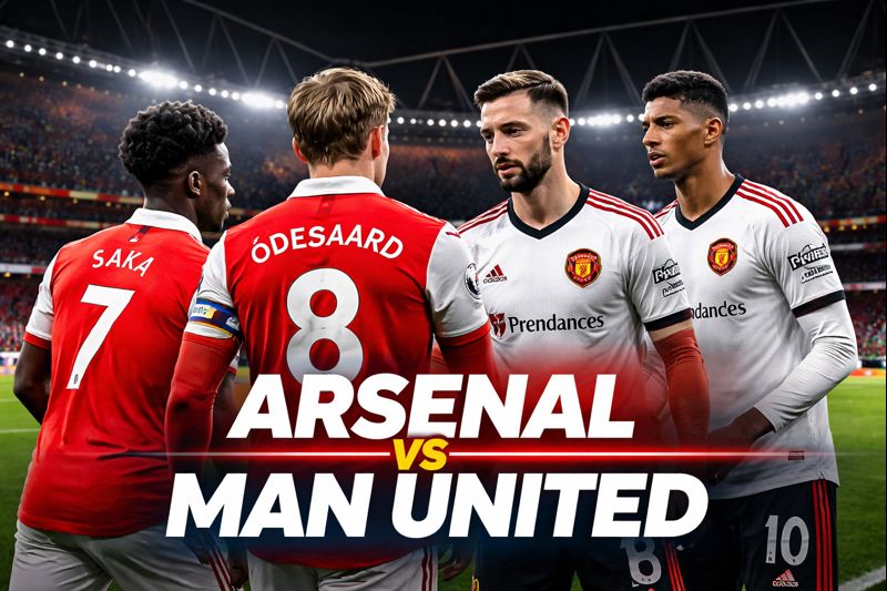 Arsenal vs Manchester United Premier League rivalry match