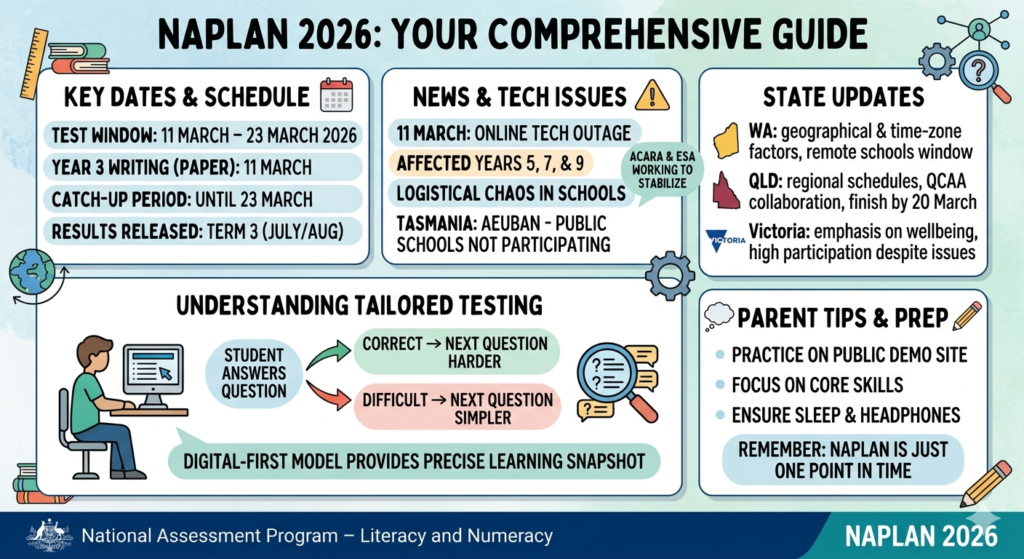 NAPLAN 2026 dates, NAPLAN 2026 Year 5, NAPLAN 2026 Year 3, NAPLAN 2026 QLD, NAPLAN 2026 WA, NAPLAN 2026 Victoria, NAPLAN 2026 results, NAPLAN 2026 news